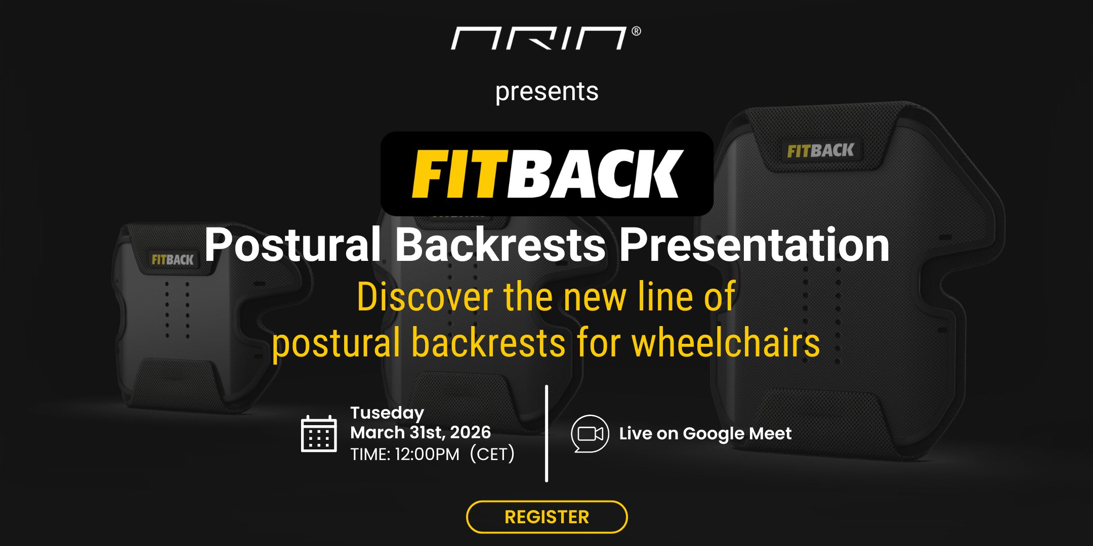 FitBack Postural Backrests Presentation | Aria Wheels Srl