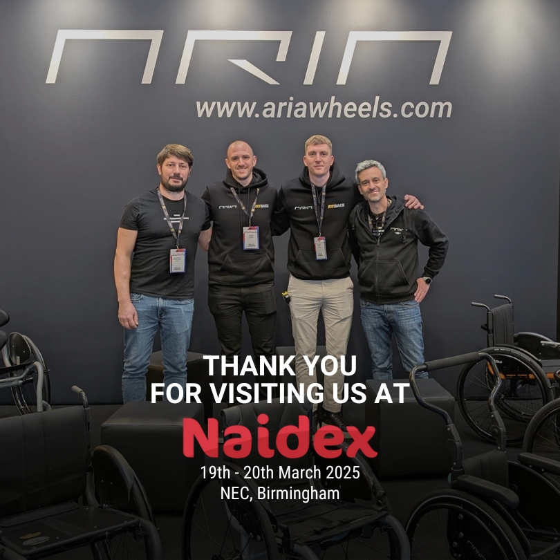 Aria Wheels UK at Naidex 2025